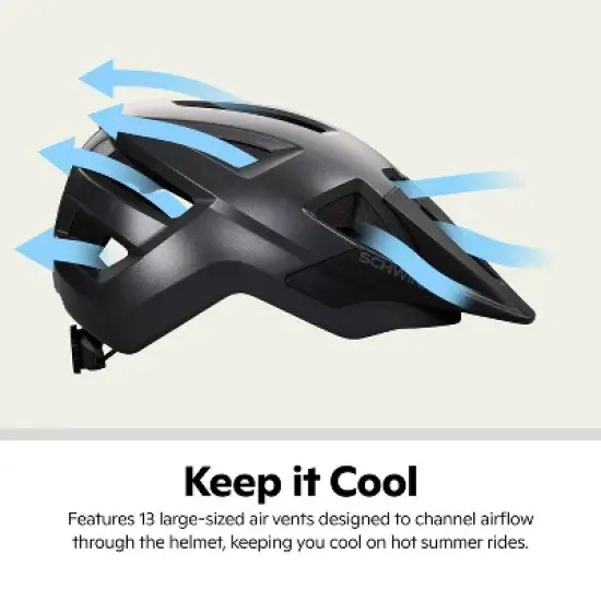 Schwinn Excursion Mountain Bike Helmet - Slate image {11}