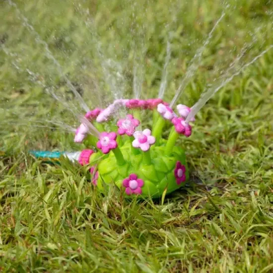 Melissa & Doug Sunny Patch Pretty Petals Flower Sprinkler Toy With Hose Attachment image {3}