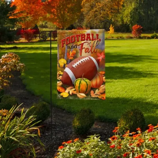 Briarwood Lane Fall Garden Flag 12x18 For Outdoor Fall and Football For Fall Garden Flag Flags For Outside image {3}