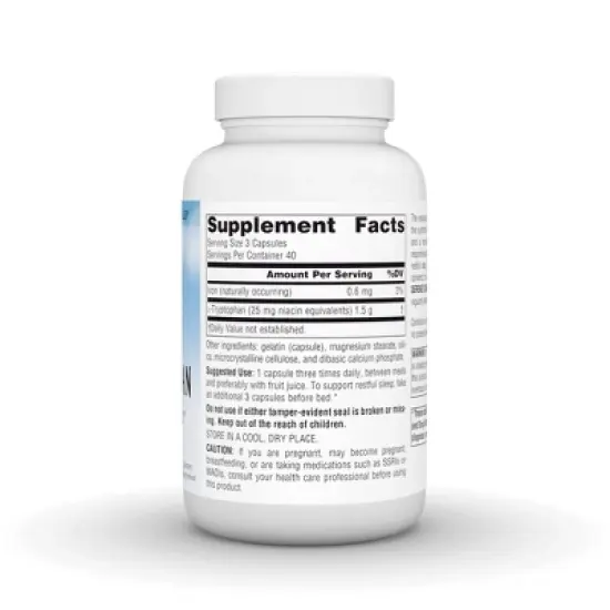 L-Tryptophan 500mg by Source Naturals, Inc.  -  120 Capsule image {1}