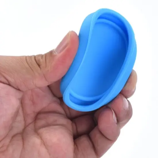 Unique Bargains Reusable Leak Proof Dipping Salad Blue Condiment Containers with Lids image {3}