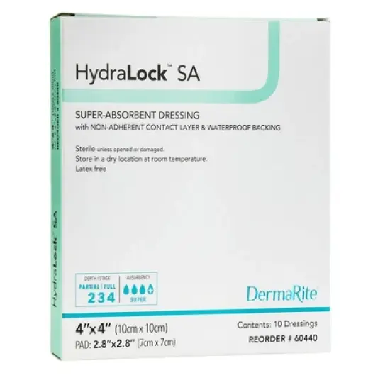 HydraLock SA Super Absorbent Dressing Sterile image {6}