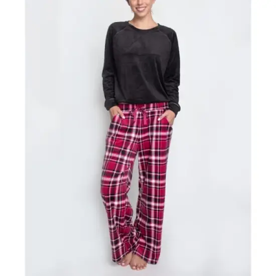 MUK LUKS Women's Winter Warmup Pajama Set image {3}