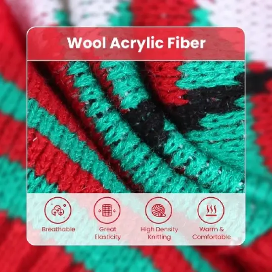 iMountek Pet Christmas Turtleneck Sweater for Small Medium Kitten Puppy Cats Dogs Snowman image {4}