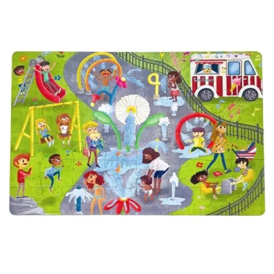 Upbounders by Little Likes Kids Splash Park Kids' Jumbo Puzzle - 48pc image {4}