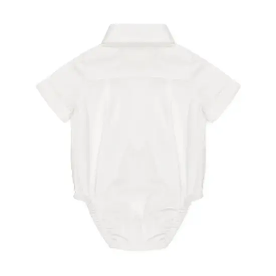 Hope & Henry Baby Short Sleeve Button Down Bodysuit, Infant image {2}