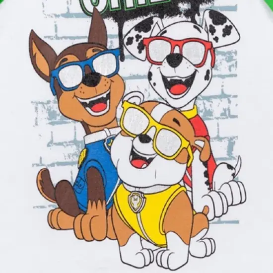 Paw Patrol Chase Marshall Rubble Pullover T-Shirt and Mesh Shorts Outfit Set Toddler to Big Kid  image {5}