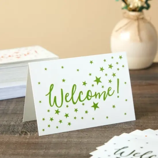 Best Paper Greetings 36 Pack Bulk Welcome Cards with Envelopes for Guests, Employees, Business, Star Pattern Design, Blank Interior, 4x6 In image {2}