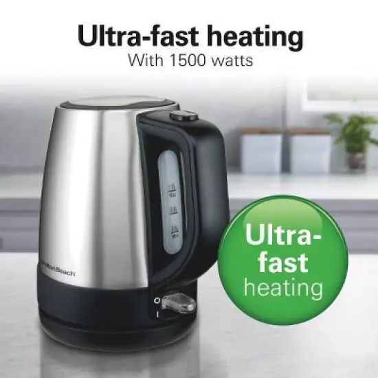Hamilton Beach 1.2L Stainless Steel Kettle image {5}