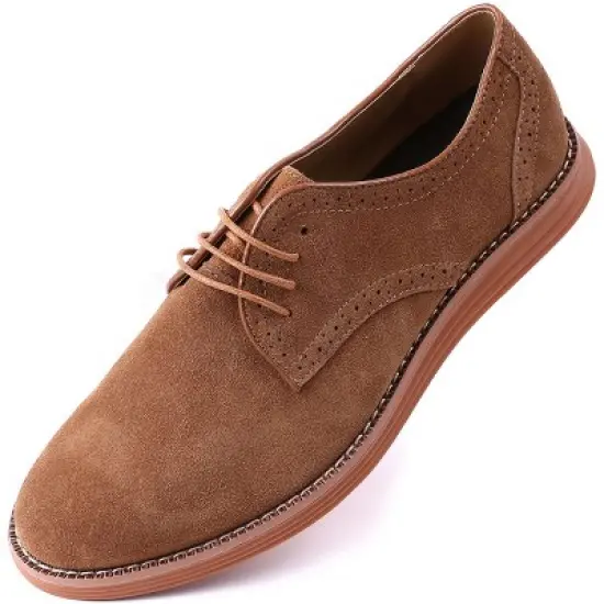 Mio Marino - Men's Elegant Suede Oxford Shoes image {8}