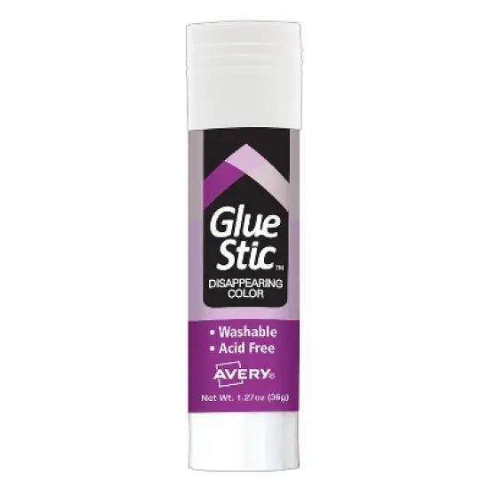 Avery Permanent Glue Stics Purple Application 1.27 oz 6/Pack 98071 image {8}