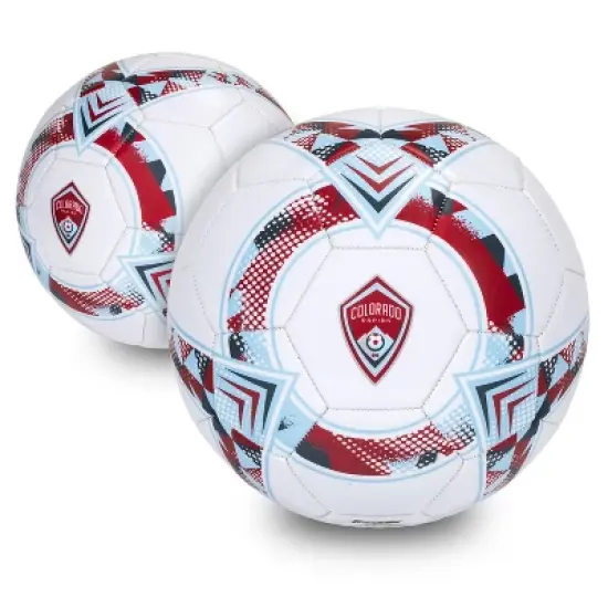 MLS Colorado Rapids Size 5 Soccer Ball: Rubber Bladder, image {7}