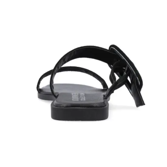 Journee Collection Womens Kerris Tru Comfort Foam Multi Strap Slip On Sandals image {2}