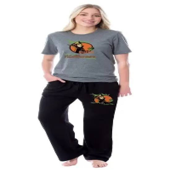 Disney Womens' Villains Evil Queen of Halloween Sleep Pajama Set Multicolored image {4}