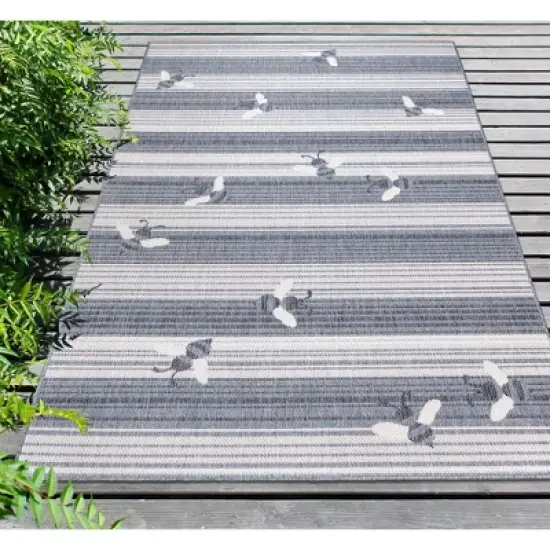 Liora Manne Malibu  Indoor/Outdoor Rug  Navy image {2}