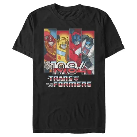 Men's Transformers Autobots 1984 Character Panels T-Shirt image {4}