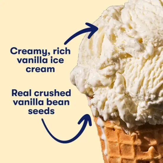 Tillamook Vanilla Bean Frozen Ice Cream - 16 fl oz image {2}