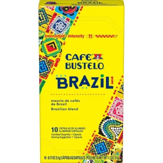 Caf&eacute; Bustelo Brazil Dark Roast Espresso Capsules - 10ct image {4}