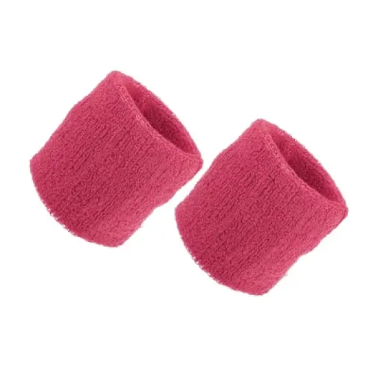Unique Bargains Wrist Sweat bands Wristbands for Sport Absorbing Cotton Terry Cloth 3.15" 1 Pair image {14}