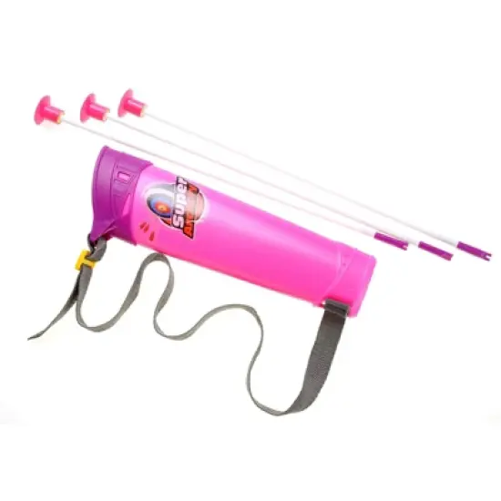 Insten Bow and Arrow Playset with Lights, Arrows, Quiver & Target, Toys for Kids, Pink image {3}