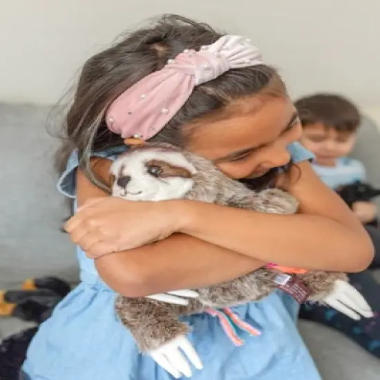 Bearington Simon Plush Three Toed Sloth Stuffed Animal, 10 inches image {3}