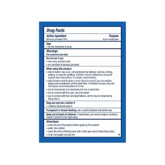 PanOxyl 10% Benzoyl Peroxide Acne Face Cleansing Bar - 4oz image {1}