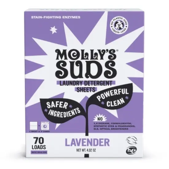Molly's Suds Laundry Detergent Sheets - Lavender - 70 Loads image {8}