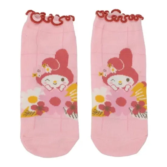 Hello Kitty & Friends Floral Character Art 5-Pair Women's Ankle Socks image {5}