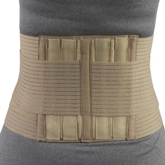OTC Petite Lumbo-Sacral Support, Abdominal Uplift, 8-Inch Lower Back, Elastic, Beige image {2}