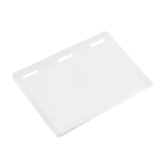 SICURIX Clip/Pin Style ID Badge Holder Kit with Printable Inserts, 3-1/2" x 2-1/4", Pack of 50 image {1}