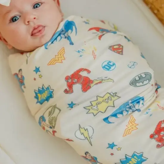 Copper Pearl Knit Swaddle Blanket - Super Heroes DC Comics image {4}
