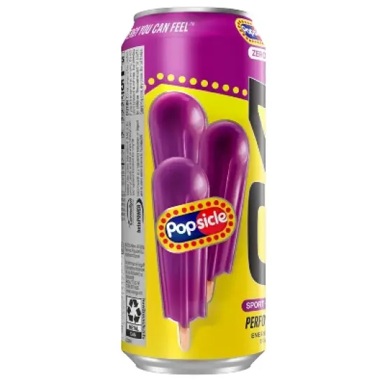 C4 Performance Grape Popsicle Energy Drink - 16 fl oz Can image {1}