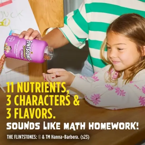 The Flintstones Kids' Complete Multivitamin Gummies - Mixed Fruit image {2}