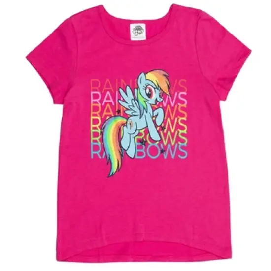 My Little Pony Rainbow Dash Little Girls 4 Pack Graphic T-Shirts Multicolor 6-6X image {1}