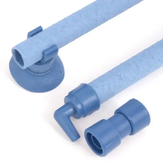 Unique Bargains Fish Tank Aquarium Air Stone Bubble Wall Tube Green 1 Set image {1}