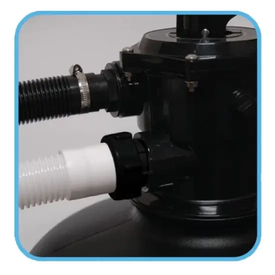 Swimline HydroTools 40 Millimeter to 1.5 Inch Soft Sided Swimming Pool Filter Hose Connection Kit with 2 Conversion Fittings, Gaskets, and Teflon Tape image {3}