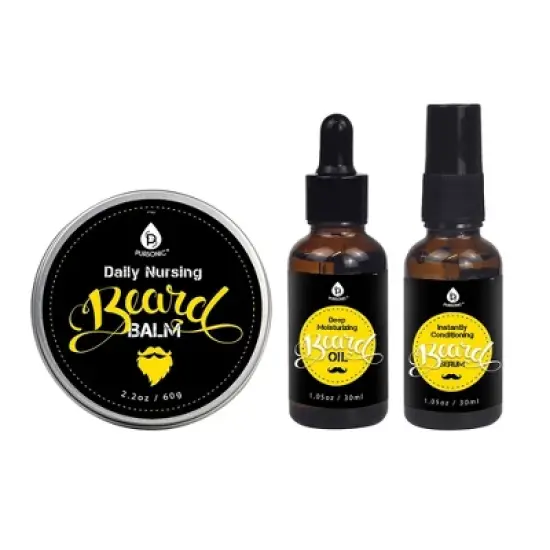 Pursonic Beard Care Grooming Kit image {1}
