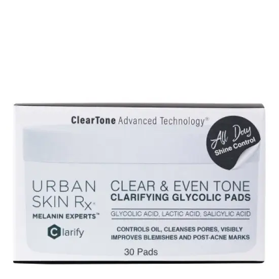 Urban Skin Rx Clear & Even Tone Clarifying Glycolic Pads - 30ct image {2}