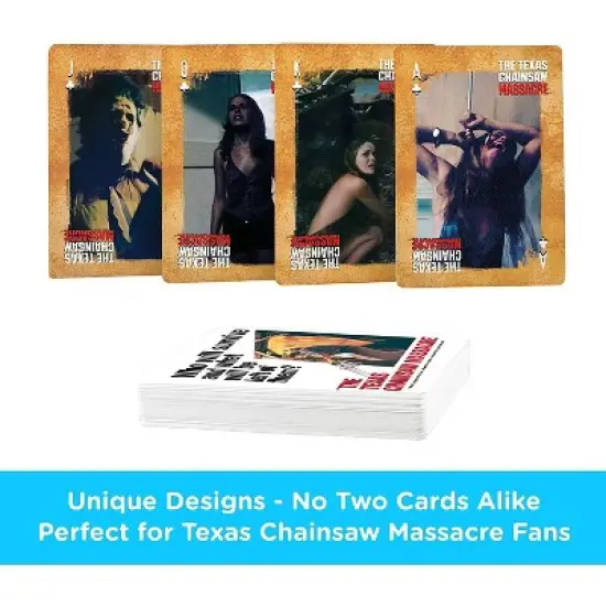 Aquarius Puzzles Texas Chainsaw Massacre Playing Cards image {2}