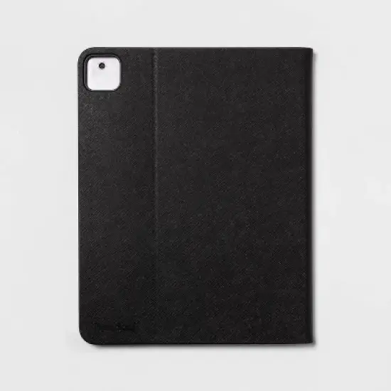 Apple iPad Pro 11 (4th Gen) and Air (5th Gen/M2/M3) Case - heyday&trade; Black Saffiano image {2}