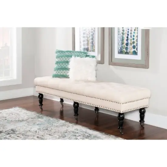 62" Isabelle Bench - Linon image {5}