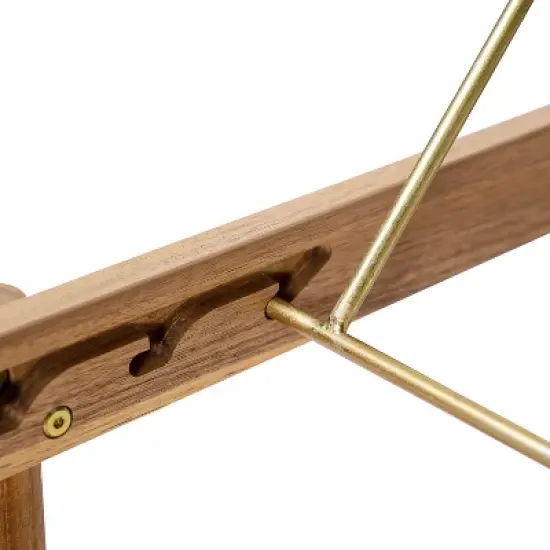 Christopher Knight Home Mallorca Acacia Wood Chaise Lounge With Water-Repellent Cushions image {9}