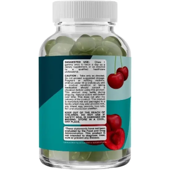 Calming Ashwagandha Gummies, Beet Root Extract with Zinc + Vitamin D, Stress Relief for Adults, Energy & Mood Support, Phytoral, 90ct image {2}