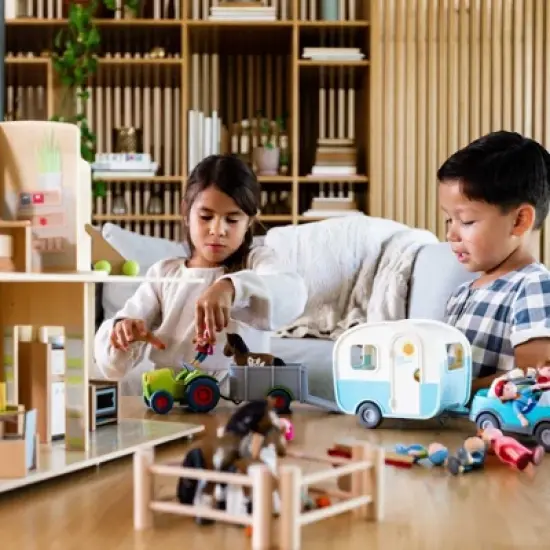 HABA Little Friends Vacation Camper Play Set image {8}