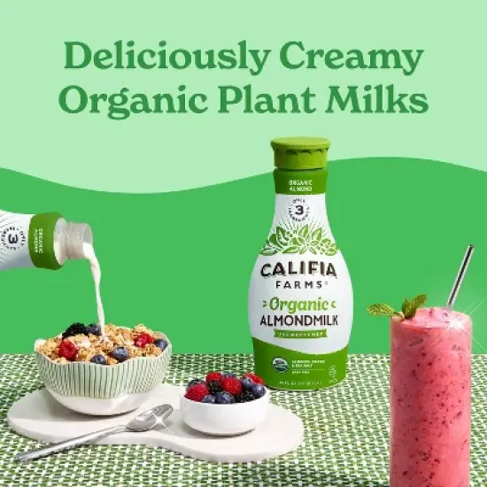 Califia Farms Organic Non-Dairy Almond Milk image {4}