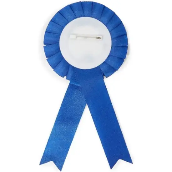 Blue Panda 12 Pack Blue Rosette Award Ribbons Set, Winner for Arts and Crafts (3 x 6 Inches) image {6}