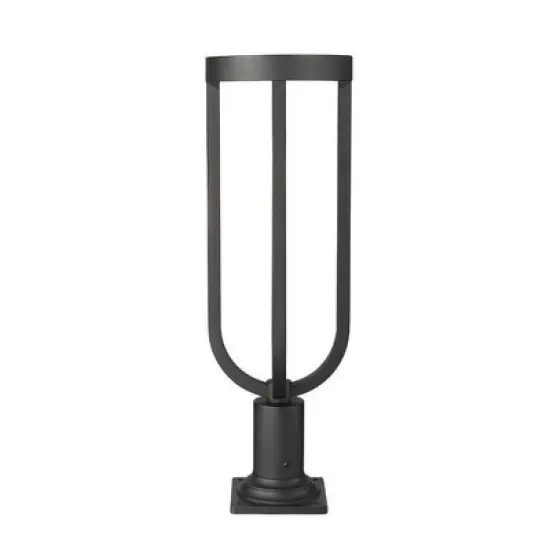 Z-Lite Leland 1 - Light Lantern in  Sand Black image {3}