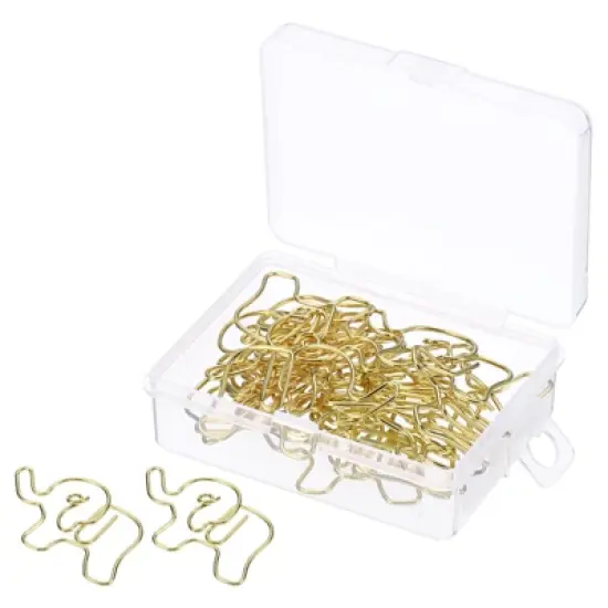 Unique Bargains Metal Prevent Tearing Pages Home Office Paper Clip 20 Pcs image {7}