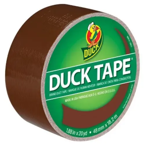Duck 1.88 in. W X 20 yd L Brown Solid Duct Tape image {1}