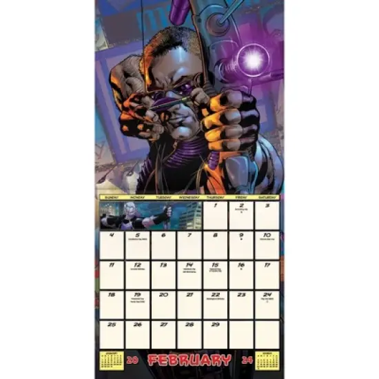 Trends International Inc. 2023-24 Wall Calendar 12"x12" Marvel Avengers image {2}